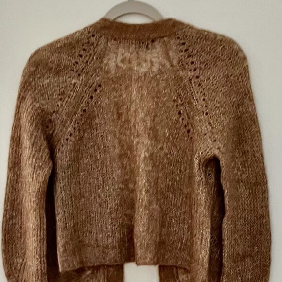 360Cashmere Ines Cashmere Cardigan Size S in Camel - Picture 7 of 9